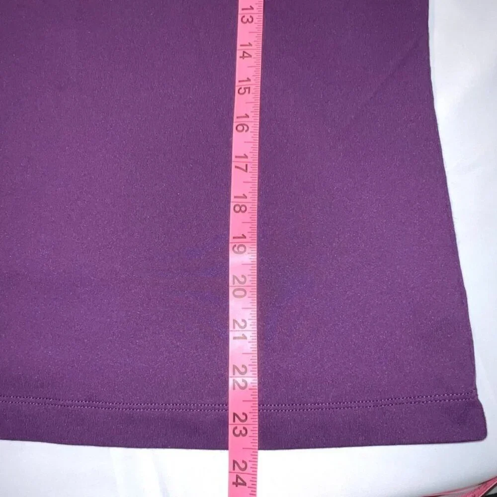 Chico's - Women's Size XL Tank Top Scoop Neck Strap Sleeve Purple Stretch - Picture 6 of 7